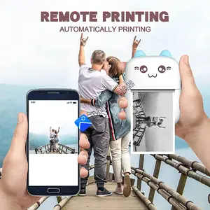 Label Bluetooth Impresora Portatil Imprimante Draagbare Thermische Printer Mini Pocket Draadloze Smart Inkless Printing