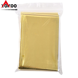 Couverture de survie isolante réfléchissante Yokoo Pet Gold 140x210cm pour extérieur - Product Image 1