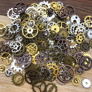 Retro Style Mixed Color Gear Pendant DIY Jewelry <b>Accessories</b> 30g 50g Artistic <b>Steampunk</b> Craft Components For Creative Projects - Product Image 4