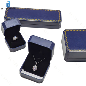 Boîte à bijoux en papier imitation cuir pour bague en or, <span class=keywords><strong>diamant</strong></span> et <span class=keywords><strong>perle</strong></span>, boîte de <span class=keywords><strong>rangement</strong></span> pour bague, vente en gros, boîte à bague simple en velours rose - Product Image 5
