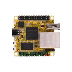 Carte embarquée ROCK Pi S RK3308B 4 cœurs, LAN 100 Mbps, PoE, WiFi 4, 4.2, développement SBC Radxa - Product Image 1