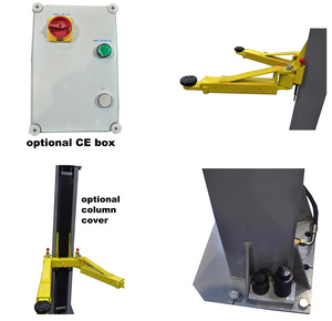 Ascenseur de voiture en acier portable mobile électrique hydraulique à deux poteaux <span class=keywords><strong>Garage</strong></span> d'<span class=keywords><strong>occasion</strong></span> Palan à 2 poteaux Ascenseur de voiture électrique à deux poteaux <span class=keywords><strong>Vente</strong></span> - Product Image 2