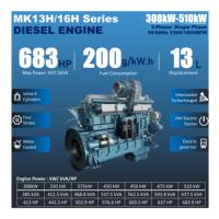 OEM-Generatorsatz mit Dieselmotoren 475KW 594KVA 637PS 3-Phasen-Dieselmotor-Baugruppe für Standby-Dieselgeneratoren im offenen Typ