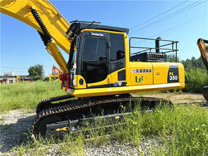 Excavatrice sur chenilles d'occasion Komatsu PC350 350 de haute qualité en bon état à vendre - Product Image 2