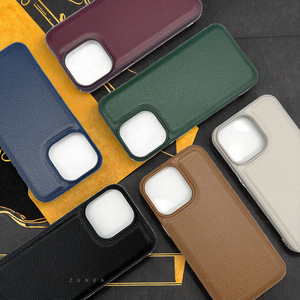 Funda de teléfono a prueba de golpes de cuero Epsom de PU elevado 3D de lujo para <span class=keywords><strong>iPhone</strong></span> 15 16 <span class=keywords><strong>Pro</strong></span> Max elegante contraportada bolsas de teléfono móvil - Product Image 4