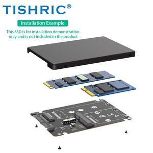 Tishric 2 In 1 Combineren <span class=keywords><strong>M</strong></span>.2 Ngff Sleutel B & Msata Ssd Naar 2.5 Sata3 Adapter Met Plastic Behuizing Ondersteuning Full Size Msata Ssd - Product Image 4