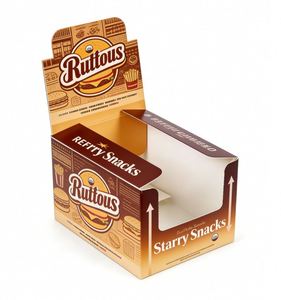 Présentoir de comptoir personnalisé et recyclable pour équipement publicitaire de supermarché avec pelliculage mat et revêtement UV pour la vente au détail - Product Image 3