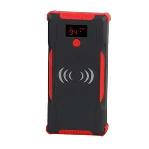 New Arrival Wholesale Dual Usb Output 18000mah Multifunctional Emergency Jump Starter & Powerbank With Wireless Charging