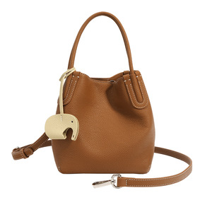 Sac à main fourre-tout rétro en cuir véritable pour <span class=keywords><strong>femme</strong></span>, sac à bandoulière en cuir de vachette souple, sac à main contrasté simple pour <span class=keywords><strong>femme</strong></span> - Product Image 4
