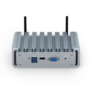  SmallPC OEM Company Intel N100 8GB RAMPC価格デスクトップコンピューター中国完全な新しいファイアウォールファンレスミニPC