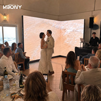 Pantalla LED de Alquiler para Interiores P3.91, 500x1000mm, 7680Hz, Pantalla LED para Escenarios, Video Wall para Bodas, Salones de Baile, Eventos