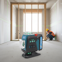 JSPERFECT Nouveau niveau laser vert 16 lignes MKT avec batterie et kit