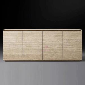 صناعة يدوية بيج مستطيعة مع خزائن تصميم عصري فاخر لديكور غرفة المعيشة - Product Image 4