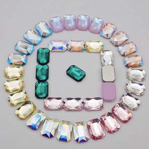 كريستال سواروفسكي أصلي 2602 بقطع مستطيل للتثبيت بالحرارة مصمم خصيصًا لفساتين الزفاف وفساتين السهرة - Product Image 2