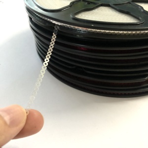 Bán Buôn Đầy Màu Sắc Pet Sequin Cuộn 3Mm Phẳng Vòng Sequin Băng Reel CD Cho Máy Thêu - Product Image 3