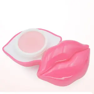 Koreanische vegane Frucht rosa Lippen-Kit feuchtigkeitsspendendes Gel glühender Lippenbalsam Maske Kirsche Lippenpflege-Set Eigenmarke