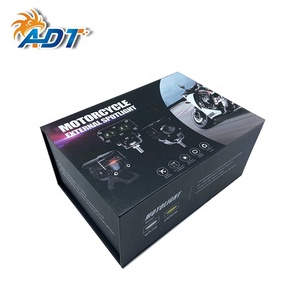 ไฟสปอร์ตไลท์ LED สำหรับมอเตอร์ไซค์ ADT 6000LM เลนส์สองสี ไฟทำงานภายนอก 6000K ไฟ LED ส่องไกลและใกล้ - Product Image 6
