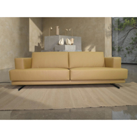 Ensemble de canapés modulaires de luxe en cuir véritable pour salon intérieur, nouveau design personnalisable, haute qualité, pour villa