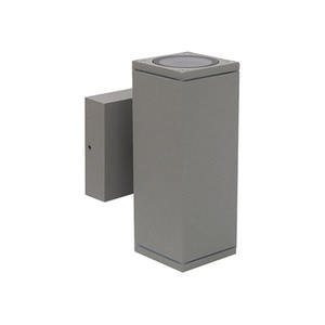 Lámpara de exterior IP54 2xGU10 MX. 8w en gris, ideal para iluminar espacios exteriores con estilo y resistencia al agua. - Product Image 2