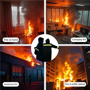 Vêtements de protection contre l'incendie en fibre de carbone haute densité Huarui 1000 ℃ ignifuge résistant à la température chaleur d'évacuation de sécurité - Product Image 2