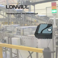LONVILL QR code scanner Android 2D Barcode Scanner IP67 a la venta, escáner de código de barras inalámbrico con USB RS232