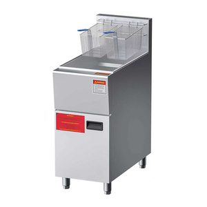 Friggitrice Commerciale in Acciaio Inox con Tubo Riscaldante 28L per Patatine Fritte, Patate Chips, Pollo, Ciambelle con Doppio Cestello - Product Image 2