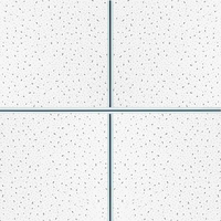 12mm 14mm 2 * 2ft fibre minérale laine minérale conseil bureau plafond panneaux acoustiques toit plafond tuiles plafond fibre minérale panneau