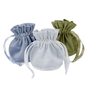 Sacs à cordon en velours recyclables pour bijoux, pierres précieuses, bagues, bracelets, colliers, montres, boucles d'oreilles, lunettes, et bonbons de mariage - Product Image 1