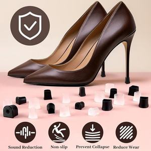 แผ่นรองส้นรองเท้ากันลื่น ลดเสียงรบกวน รูปทรงกลม สำหรับรองเท้าส้นสูง - Product Image 6