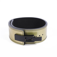 Ceinture de Soutien Lombaire Professionnelle Unisexe à Libération Rapide pour Fitness, Musculation, Squats et Soulevés de Terre avec Boucle pour Barre de Musculation