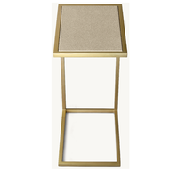 Nouveau design nordique Table Mobilier d'intérieur Tables d'appoint en métal en acier inoxydable