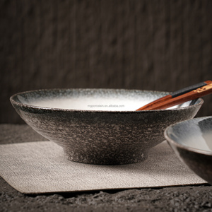 Juego de Tazones de Cerámica Hechos a Mano en Japón para Udon y <span class=keywords><strong>Ramen</strong></span>, Tazones Grandes para Fideos, Aptos para Lavavajillas - Product Image 2