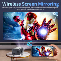 Projecteur vidéo intelligent 300 ANSI Lumens, WiFi 5G, Android 13, lecteurs multimédias en streaming, électronique grand public, projection OEM A10 A10PLUS