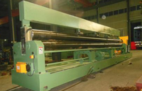 Machine à cintrer les tôles mécanique symétrique W11, modèle W11-6X2000, en acier au carbone, 4 rouleaux, moteur 4kW, structure avancée, qualité supérieure