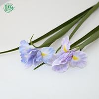Fleurs d'iris artificielles de haute qualité en vrac, 70 cm, en tissu de soie pour arrangements floraux, bouquets de mariage, décoration de la maison et de fêtes de remise de diplômes