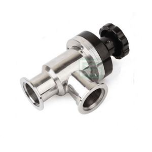 Válvula Angular Manual de Acero Inoxidable KF10 50 con Brida para Gas a Temperatura Normal, Aplicación General - Product Image 4