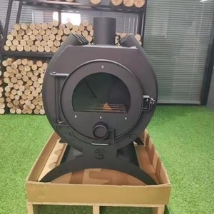Estufa de <span class=keywords><strong>Leña</strong></span> de Estilo Europeo Moderno con Soporte para <span class=keywords><strong>Leña</strong></span> para Sala de Estar, Comedor al Aire Libre, Hotel, Villa - Product Image 4