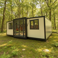 Maison préfabriquée mobile en conteneur de 20 pieds, villa modulaire australienne en acier léger