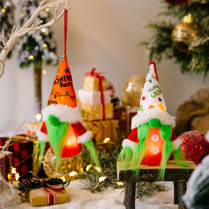 New Product Santa-Shaped Christmas Decoration Pendant <b>Light</b> Small Faceless Dwarf Doll Toy for Party Decorations - Product Image 1
