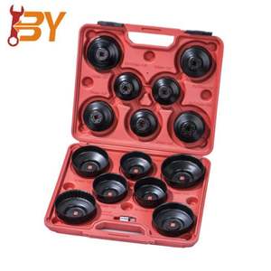 Topi kunci pas Filter oli 14 buah, alat perbaikan kendaraan esensial untuk perawatan mesin - Product Image 2