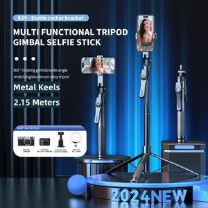 Trépied stable DODOUP K29, prise de vue équilibrée et stable, bâton à selfie 360 ° Téléphone portable pour enregistrement vidéo, prise de vue panoramique 2150 mm - Product Image 5