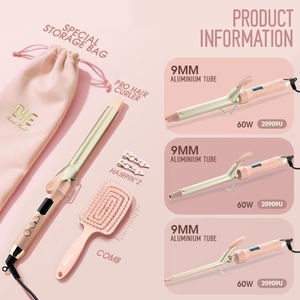 Fer à boucler Dsp Pro 9 mm avec tube en aluminium, écran LED, fer à friser tout-en-un pour femmes - Product Image 4
