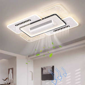 Modern Minimalist yaratıcı yıldızlı gökyüzü aydınlatma setleri oturma odası LED gizli Fan ışıkları - Product Image 1