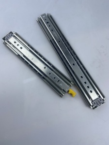Vendeur chaud 76mm Pull Out Rail Roulement <span class=keywords><strong>À</strong></span> Billes Glissières De Tiroir Avec Serrure Heavy Duty Télescopique <span class=keywords><strong>Plateau</strong></span> Piste 220kg Chargement - Product Image 3