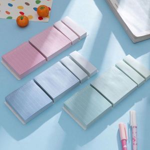 ชุดเครื่องเขียนเฮงซิน กระดาษโน้ตแบบมีกาวในกล่อง สีไล่ระดับ แผ่นบันทึกข้อความ อุปกรณ์การเรียน สติกเกอร์ติดฉลาก - Product Image 3