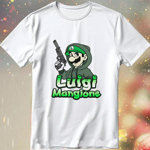 T-shirt décontracté 100 % coton tricoté Luigi <span class=keywords><strong>Mangione</strong></span> avec logo décoratif pour l'automne - Product Image 5