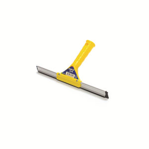 Yellow Copper Window Cleaning <b>Squeegee</b> with Stainless Steel Handle and Rubber <b>Blade</b> Wiper Cleaning Tool - Product Image 1