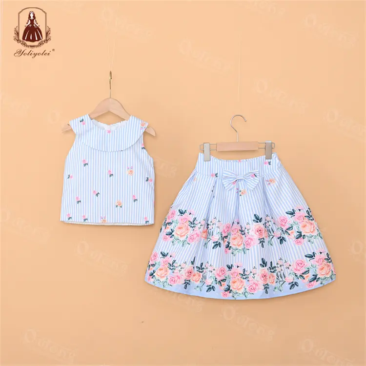 Roupas infantis, vestidos de verão para meninas, vestidos com estampa de flores, roupas para meninas de 4, 5, 6, 7 anos, traje de princesa, trajes de festa