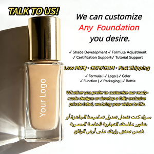 Base de Maquillaje Líquida OEM de Venta Caliente de Fábrica, <span class=keywords><strong>Serie</strong></span> de Cosméticos con Color, Fórmula con Vitamina C, Libre de Crueldad Animal, Antienvejecimiento y Antiarrugas - Product Image 2