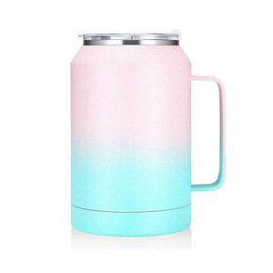 Bouteille d'eau en acier inoxydable isolée sous vide de 50oz de grande capacité de nouveau style avec poignée - Product Image 2